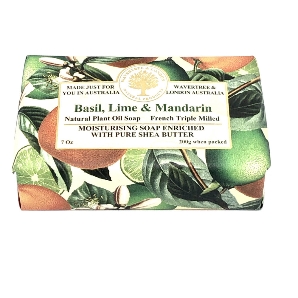 Basil Lime and Mandarin Soap