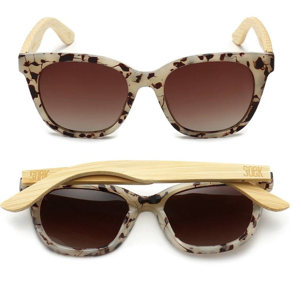 Lila Grace Ivory Tortoise Sunglasses By SOEK