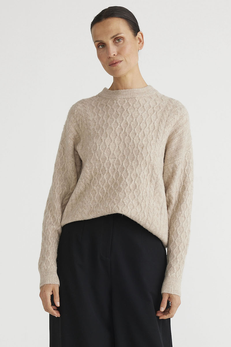 Marnie Knit Natural Brave And True - Cabana Style