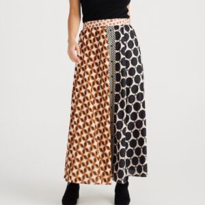 Brave And True Lucy Skirt Gingerbread Print