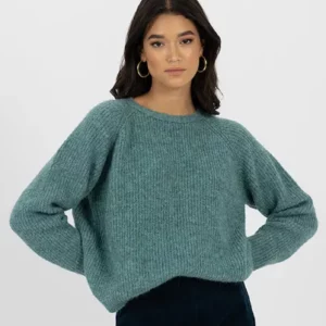 Humidity Lifestyle Lucille Jumper Teal